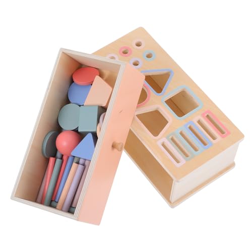 GETAJGHSD 1 Satz Holzspielzeug für Kleinkinder Jahre Lernspiel für Feinmotorik Farben und Formen Sicheres und Kreatives zur Frühkindlichen GETAJGHSD 1 Satz Holzspielzeug für Kleinkinder Jahre Lernspiel für Feinmotorik Farben und Formen Sicheres und Kreatives zur Frühkindlichen von GETAJGHSD