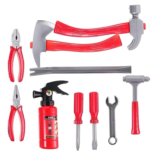 GETAJGHSD 1 Set Feuerwehrzubehör, Feuerwehr Cosplay Set Für Kinder, Rollenspiel Spielzeug Für Kleinkinder, Indoor Spielzeug, Feuerwehrzubehör Für Kinder, Feuerwehrwerkzeuge, Rollenspiel Für GETAJGHSD 1 Set Feuerwehrzubehör, Feuerwehr Cosplay Set Für Kinder, Rollenspiel Spielzeug Für Kleinkinder, Indoor Spielzeug, Feuerwehrzubehör Für Kinder, Feuerwehrwerkzeuge, Rollenspiel Für von GETAJGHSD