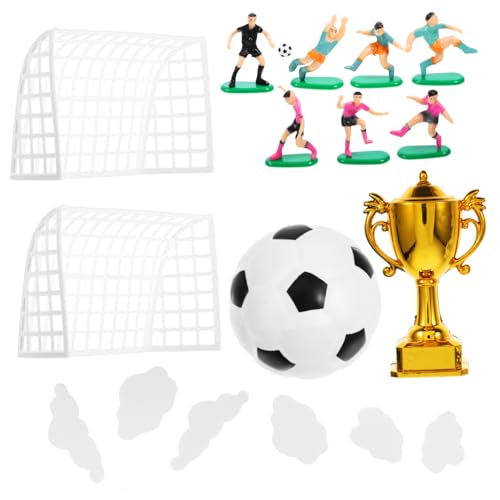 GETAJGHSD 1 Set Fußball Ornamente, Fußballspieler Figur, Sport Cupcake Topper, Fußball Thema, Kuchenaufsatz, Mini Ball, Cupcake Fußballspieler Kuchendekorationen, Wiederverwendbar GETAJGHSD 1 Set Fußball Ornamente, Fußballspieler Figur, Sport Cupcake Topper, Fußball Thema, Kuchenaufsatz, Mini Ball, Cupcake Fußballspieler Kuchendekorationen, Wiederverwendbar von GETAJGHSD