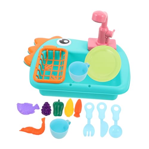 GETAJGHSD 1 Set Kindergeschirrspüler Spielküchenzubehör, Spielwaschmaschine, Kleinkinderspüle Spielzeug Mit Fließendem Wasser, Spielküchenspüle, Wasserspiel, Kleinkinderküchen Spielset, GETAJGHSD 1 Set Kindergeschirrspüler Spielküchenzubehör, Spielwaschmaschine, Kleinkinderspüle Spielzeug Mit Fließendem Wasser, Spielküchenspüle, Wasserspiel, Kleinkinderküchen Spielset, von GETAJGHSD