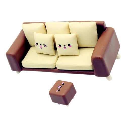 GETAJGHSD 1 Set Mini Sofa Modell, Miniatur Sofa Stuhl Modell, Puppenmöbel Aus Kunststoff, Dekoratives Puppensofa, Stuhl, Puppenhausmöbel, Miniatur Sessel, Puppenhauszubehör, Puppenhaus GETAJGHSD 1 Set Mini Sofa Modell, Miniatur Sofa Stuhl Modell, Puppenmöbel Aus Kunststoff, Dekoratives Puppensofa, Stuhl, Puppenhausmöbel, Miniatur Sessel, Puppenhauszubehör, Puppenhaus von GETAJGHSD