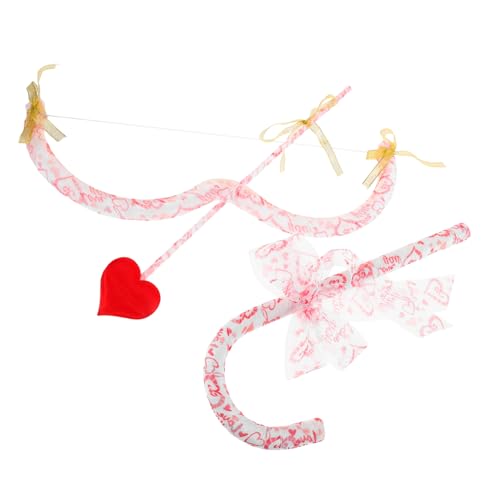 GETAJGHSD 1satz Cupid Bogen Und Zauberstab Set Für Cosplay Und Kostümpartys Für Valentinstag Und Halloween Leicht Tragbar Und Auffällig Accessoires Für -kostüme GETAJGHSD 1satz Cupid Bogen Und Zauberstab Set Für Cosplay Und Kostümpartys Für Valentinstag Und Halloween Leicht Tragbar Und Auffällig Accessoires Für -kostüme von GETAJGHSD
