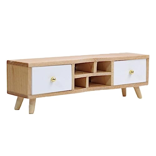 GETAJGHSD 1 Stück Mini Holz Fernkabinett Ornament Mini Möbel Micro Schubladen von GETAJGHSD