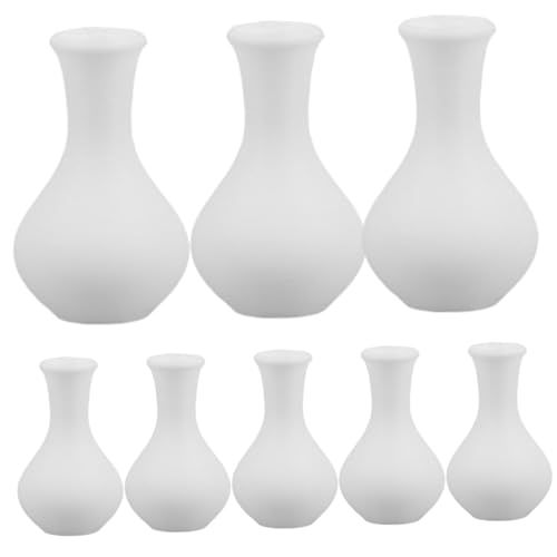 GETAJGHSD 10 Stück Puppenhausvasen, Puppenhausdekorationen, Kleine Blumen Minibehälter, Mini Blumenvase, Kleine Vase, Kleine Mini Flaschen, Puppenhausdekor, Puppenhauszubehör, Minivase Für GETAJGHSD 10 Stück Puppenhausvasen, Puppenhausdekorationen, Kleine Blumen Minibehälter, Mini Blumenvase, Kleine Vase, Kleine Mini Flaschen, Puppenhausdekor, Puppenhauszubehör, Minivase Für von GETAJGHSD