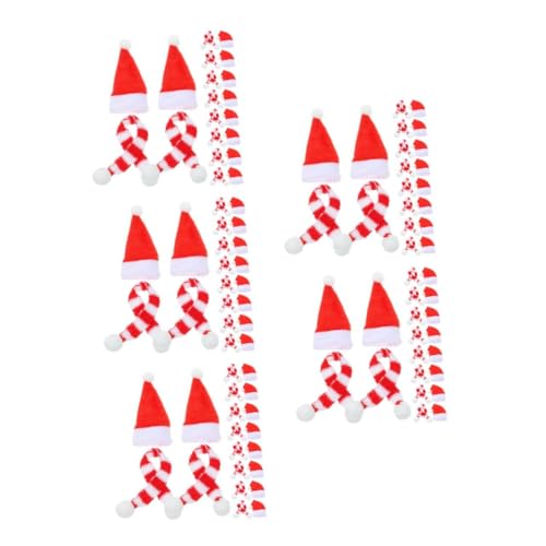 GETAJGHSD 100 Stück Puppen Weihnachtsmütze, Weihnachtsbasteln, Weihnachtsdekor, Handgefertigt, Weihnachtsschmuck, Gestrickter Schal, Puppendekor, Gestricktes, Gestrickte Mütze, GETAJGHSD 100 Stück Puppen Weihnachtsmütze, Weihnachtsbasteln, Weihnachtsdekor, Handgefertigt, Weihnachtsschmuck, Gestrickter Schal, Puppendekor, Gestricktes, Gestrickte Mütze, von GETAJGHSD