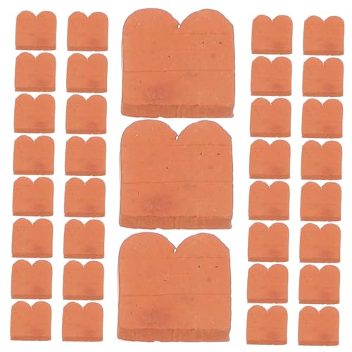 GETAJGHSD 100 Stück Simulierte Kleine Ziegel, Miniatur Ziegel, DIY Miniatur Ziegel, Ornament, Mini Fake Ziegel, Dekorative Ziegel, Miniatur Gartenziegel, Miniatur Modelle, Mini Ziegel, Mini GETAJGHSD 100 Stück Simulierte Kleine Ziegel, Miniatur Ziegel, DIY Miniatur Ziegel, Ornament, Mini Fake Ziegel, Dekorative Ziegel, Miniatur Gartenziegel, Miniatur Modelle, Mini Ziegel, Mini von GETAJGHSD