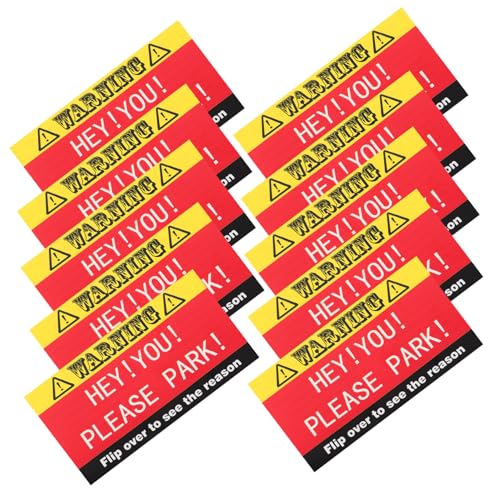 GETAJGHSD 100Pcs Parkverletzungskarte Parkkarte Aufkleber Dekorative Parkkarte Parkaufkleber Parkkarte DIY Dichtungsbindungen Autoverletzungen Reise Wischer Rahmen Außenaufkleber Papier von GETAJGHSD