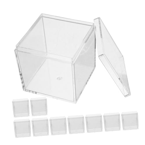 GETAJGHSD 10Er Box, Transparente Kunststoffbox, Mineralien Aufbewahrungskoffer, Mineralien Vitrine, Transparente Mineralien Vitrine, Durchsichtige Vitrinen, Probenbehälter, GETAJGHSD 10Er Box, Transparente Kunststoffbox, Mineralien Aufbewahrungskoffer, Mineralien Vitrine, Transparente Mineralien Vitrine, Durchsichtige Vitrinen, Probenbehälter, von GETAJGHSD