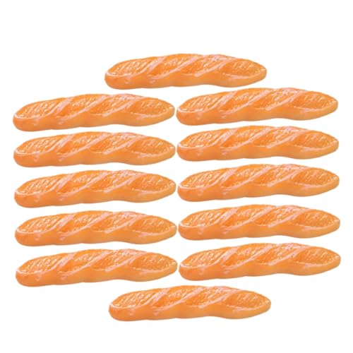 GETAJGHSD 12 Stück Baguette Imitat, Mini Hauszubehör, Mini Harz, Puppenhaus, Brotmodell, Brotspielzeug, Mini Lebensmittel, Miniatur Brot Display, Mini Lebensmittel, Mini GETAJGHSD 12 Stück Baguette Imitat, Mini Hauszubehör, Mini Harz, Puppenhaus, Brotmodell, Brotspielzeug, Mini Lebensmittel, Miniatur Brot Display, Mini Lebensmittel, Mini von GETAJGHSD