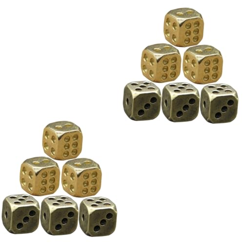 GETAJGHSD 12 Stück Kupferwürfel Zubehör Tischspielwürfel Ästhetische Würfel Spielzeug Rollenspielwürfel Barwürfel Spielzeug Retro Würfel Kupferwürfel Spielzeug Halloween Würfel GETAJGHSD 12 Stück Kupferwürfel Zubehör Tischspielwürfel Ästhetische Würfel Spielzeug Rollenspielwürfel Barwürfel Spielzeug Retro Würfel Kupferwürfel Spielzeug Halloween Würfel von GETAJGHSD
