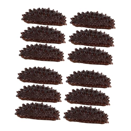 GETAJGHSD 12 Stück Mini Seegurke, Dekoratives Seegurkenmodell, Seeschnecke, Kognitives Modell, Gefälschte Seegurke, Lebensmittelmodell, Trepang Requisite, Lebensmitteldekor, Pädagogische GETAJGHSD 12 Stück Mini Seegurke, Dekoratives Seegurkenmodell, Seeschnecke, Kognitives Modell, Gefälschte Seegurke, Lebensmittelmodell, Trepang Requisite, Lebensmitteldekor, Pädagogische von GETAJGHSD