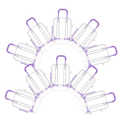 GETAJGHSD 12 Stück Trolley Box, Verpackungsbox, Mini Koffer Für Partygeschenke, Mini Koffer, Partygeschenk, Mini Koffer, Partygeschenk, Spielzeuggepäck, Transparenter Koffer, Mini GETAJGHSD 12 Stück Trolley Box, Verpackungsbox, Mini Koffer Für Partygeschenke, Mini Koffer, Partygeschenk, Mini Koffer, Partygeschenk, Spielzeuggepäck, Transparenter Koffer, Mini von GETAJGHSD