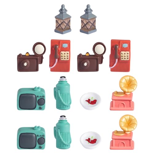 GETAJGHSD 14 Teiliges Set, Simuliertes Haushaltsgerät, Modell, Spielzeug, Telefon, Coole Miniatur Dinge, Kamera, Ornament, Harzmodell, Zubehör, Puppenhaus, Miniaturartikel, Haushaltsgeräte GETAJGHSD 14 Teiliges Set, Simuliertes Haushaltsgerät, Modell, Spielzeug, Telefon, Coole Miniatur Dinge, Kamera, Ornament, Harzmodell, Zubehör, Puppenhaus, Miniaturartikel, Haushaltsgeräte von GETAJGHSD