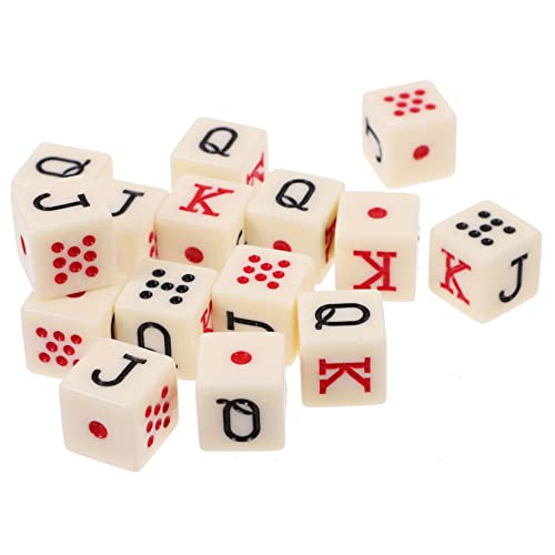 GETAJGHSD 15 Stück Tragbare Poker Würfel für Lügen Spiele Acryl Würfelspiel Requisiten für Geburtstagspartys und Tischspiele GETAJGHSD 15 Stück Tragbare Poker Würfel für Lügen Spiele Acryl Würfelspiel Requisiten für Geburtstagspartys und Tischspiele von GETAJGHSD