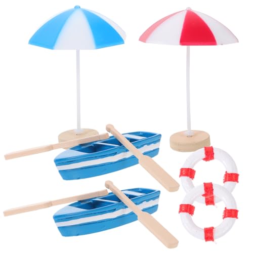 GETAJGHSD 1satz Miniatur Stranddeko Mit Boot Und Schwimmring Teiliges Zubehör Für Strand Szenen Und Kreative Projekte GETAJGHSD 1satz Miniatur Stranddeko Mit Boot Und Schwimmring Teiliges Zubehör Für Strand Szenen Und Kreative Projekte von GETAJGHSD