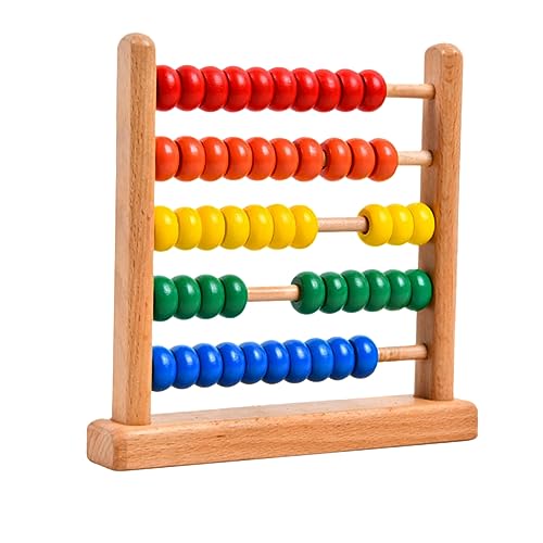 GETAJGHSD Frühpädagogisches Mathematikspielzeug Kinder-zählspielzeug Perlen Holz-abakus Für Kinder Lernen Und Spaß von GETAJGHSD