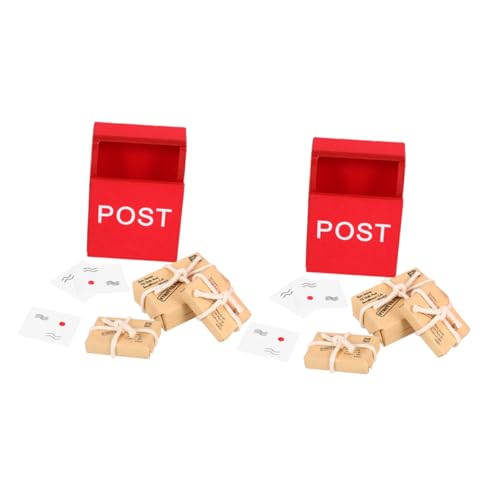 GETAJGHSD 2 Sätze Simulierter Briefkasten, E Mail, Kinderbriefkasten, Spielzeug, Kinderbriefkasten, Spielzeugbriefkasten Für Kinder, Puppenhaus, Postsack, Miniatur Postkarte Für Puppenhaus, GETAJGHSD 2 Sätze Simulierter Briefkasten, E Mail, Kinderbriefkasten, Spielzeug, Kinderbriefkasten, Spielzeugbriefkasten Für Kinder, Puppenhaus, Postsack, Miniatur Postkarte Für Puppenhaus, von GETAJGHSD