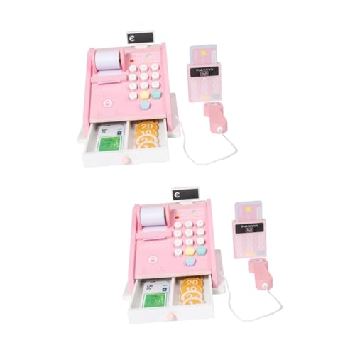 GETAJGHSD 2 Sets Kassenspielzeug, Geburtstagsgeschenk Für Kinder, Taschenrechner, Spielzeug, Emulation, Registrierkasse, Kinder, Spielkasse, Registrierkasse, Spielzeug, Registrierkasse Für von GETAJGHSD