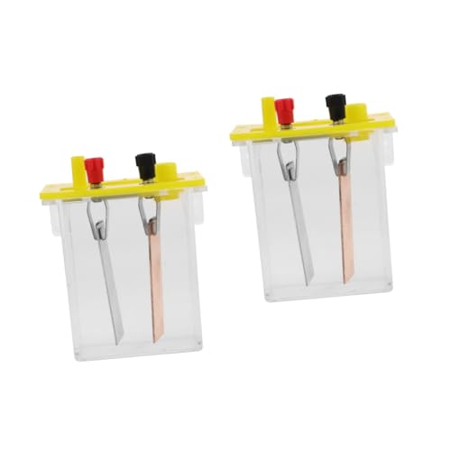 GETAJGHSD 2sätze Fruchtbatterie Experimentierset Für Schüler Physik Experimentierkasten Mit Salzlösung Und Metallplatten Für Spannende Wissenschaftliche Experimente Schule Und Zuhause von GETAJGHSD