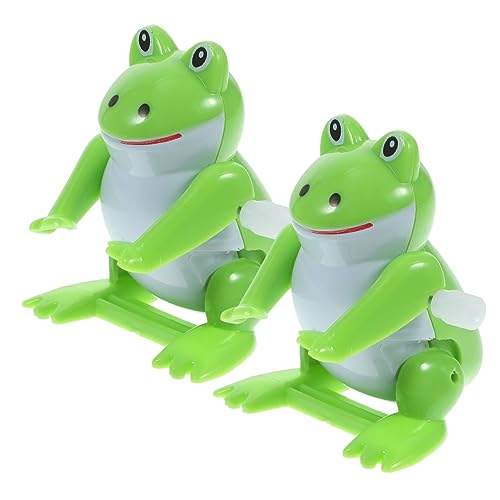 GETAJGHSD 2 Stück Aufzieh Froschspielzeug Uhrwerkspielzeug für Sicheres Design mit Abgerundeten Kanten für Geburtstage und Ostern GETAJGHSD 2 Stück Aufzieh Froschspielzeug Uhrwerkspielzeug für Sicheres Design mit Abgerundeten Kanten für Geburtstage und Ostern von GETAJGHSD