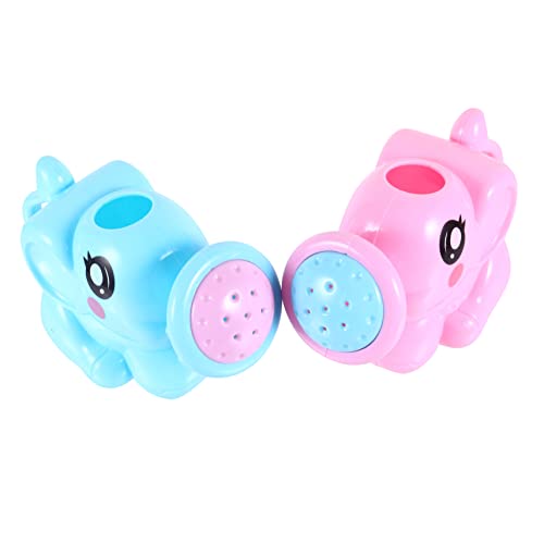 GETAJGHSD 2 Stück Badespielzeug Elefant Gießkanne für Spritzwasser für Badewanne Schwimmbad und Strand Fördert Spaß und Lernen Beim Baden Blau Rosa GETAJGHSD 2 Stück Badespielzeug Elefant Gießkanne für Spritzwasser für Badewanne Schwimmbad und Strand Fördert Spaß und Lernen Beim Baden Blau Rosa von GETAJGHSD