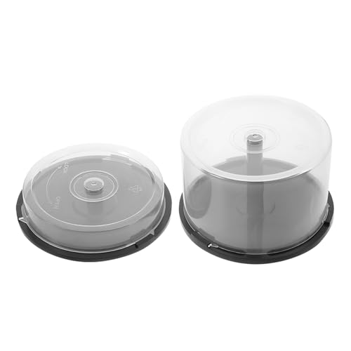 GETAJGHSD 2stücke Cd DVD Aufbewahrungskoffer Mit Großem Fassungsvermögen Disk Organizer Für DVDs Spiele Und Software Modernes Design Für Bücherregal Oder Schreibtisch von GETAJGHSD