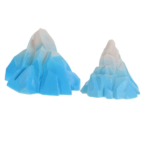 GETAJGHSD 2 Stück Eisberg Mikro Landschaftsornamente, Eiswürfelform Kombination, Aquarium Ornament, Pfotenabdruck Eiswürfelform, Silikon Berg Aquarium, Kristall Buchstützen, GETAJGHSD 2 Stück Eisberg Mikro Landschaftsornamente, Eiswürfelform Kombination, Aquarium Ornament, Pfotenabdruck Eiswürfelform, Silikon Berg Aquarium, Kristall Buchstützen, von GETAJGHSD