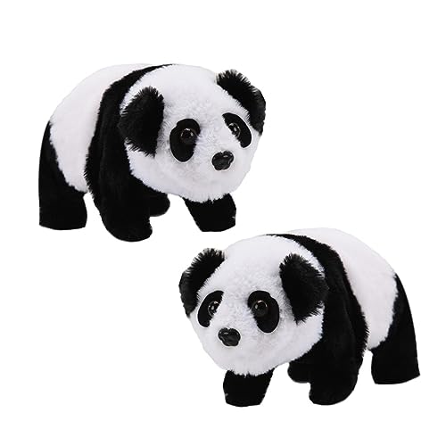GETAJGHSD 2 Stück Elektrisches Plüsch Panda Interaktive Kuscheltiere mit Bewegung und Musik für Lernen GETAJGHSD 2 Stück Elektrisches Plüsch Panda Interaktive Kuscheltiere mit Bewegung und Musik für Lernen von GETAJGHSD