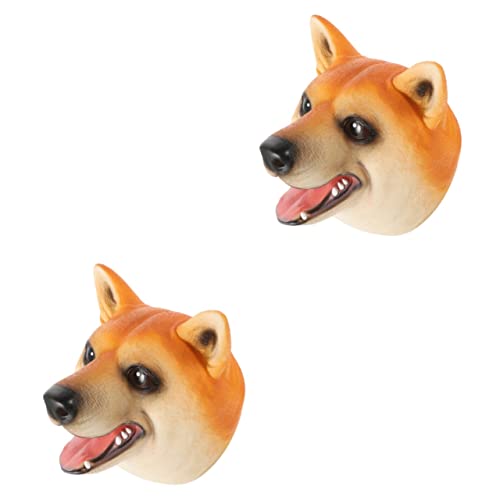 GETAJGHSD 2 Stück Handpuppen, Partygeschenke, Geschichtenerzählpuppen, Spielzeug, Kinderpuppen, Interaktives Spielzeug, Hundekopf Handschuhspielzeug, Vinyl Hundepuppen, Puppen Für GETAJGHSD 2 Stück Handpuppen, Partygeschenke, Geschichtenerzählpuppen, Spielzeug, Kinderpuppen, Interaktives Spielzeug, Hundekopf Handschuhspielzeug, Vinyl Hundepuppen, Puppen Für von GETAJGHSD