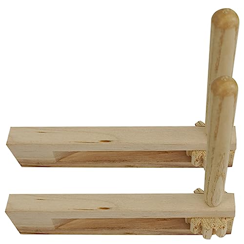 GETAJGHSD 2 Stück Holz Ratsche Lernspielzeug zur Musikförderung für Langlebig für Frühkindliche Erziehung Fördert Musikalisches Interesse und Geräuscherzeugung GETAJGHSD 2 Stück Holz Ratsche Lernspielzeug zur Musikförderung für Langlebig für Frühkindliche Erziehung Fördert Musikalisches Interesse und Geräuscherzeugung von GETAJGHSD