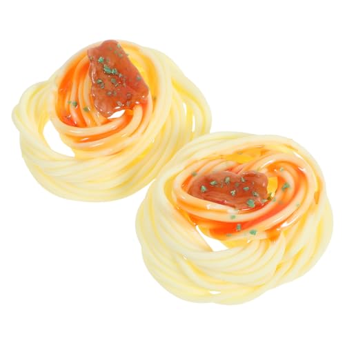 GETAJGHSD 2 Stück Künstliche Lebensmittel Zur Präsentation: Realistische Rindfleisch-Spaghetti-Ornamente Für Die Präsentation Im Restaurant – Rollenspiel-szenenlayout, Kunstlebensmittel GETAJGHSD 2 Stück Künstliche Lebensmittel Zur Präsentation: Realistische Rindfleisch-Spaghetti-Ornamente Für Die Präsentation Im Restaurant – Rollenspiel-szenenlayout, Kunstlebensmittel von GETAJGHSD
