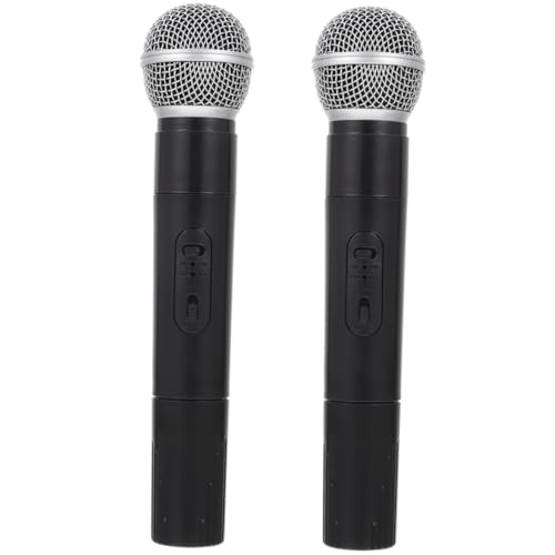 GETAJGHSD 2 Stück Mikrofon Simuliertes Mikrofon für Jungen und Mädchen Leicht und Tragbar für Partys Karaoke und Feiertage Spaß Requisiten für Geburtstagsfeiern von GETAJGHSD