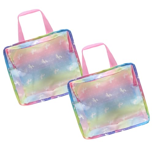 GETAJGHSD 2 Stück Mini Einhorn Handtaschen Aufbewahrungstasche, Multifunktionale Puppenflaschentasche, Spielzeug Aufbewahrungstasche, Tragbare Puppenzubehör Aufbewahrungstasche, Cartoon GETAJGHSD 2 Stück Mini Einhorn Handtaschen Aufbewahrungstasche, Multifunktionale Puppenflaschentasche, Spielzeug Aufbewahrungstasche, Tragbare Puppenzubehör Aufbewahrungstasche, Cartoon von GETAJGHSD