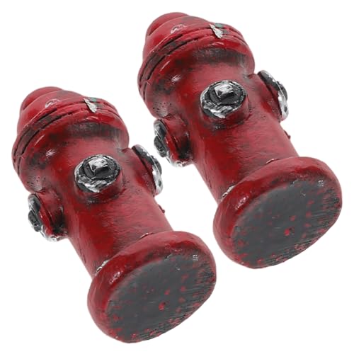 GETAJGHSD 2er-Set Miniatur-hydranten Feuerwehrmann-Spielzeug Kunstharz- Für Puppenhaus Landschafts- Und Kuchendekoration GETAJGHSD 2er-Set Miniatur-hydranten Feuerwehrmann-Spielzeug Kunstharz- Für Puppenhaus Landschafts- Und Kuchendekoration von GETAJGHSD