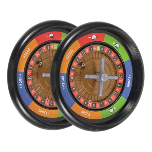 GETAJGHSD 2 Stück Poker Spielrad für Partys Robustes und Sicheres Spielzubehör für Festivals Bars und Familienaktivitäten Wiederverwendbares Roulette für Unvergesslichen Spielspaß GETAJGHSD 2 Stück Poker Spielrad für Partys Robustes und Sicheres Spielzubehör für Festivals Bars und Familienaktivitäten Wiederverwendbares Roulette für Unvergesslichen Spielspaß von GETAJGHSD