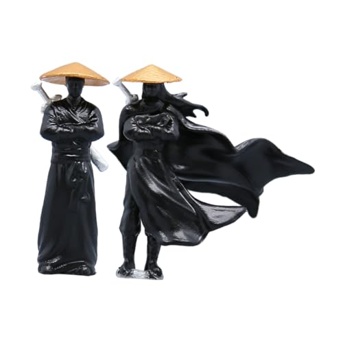 GETAJGHSD 2 Stück Ritterliche Schmuckstücke Japanische Gartendekoration Japanische Krieger Statue Aquariumdekorationen Japanische Ninja Actionfiguren Japanische Ninja Figuren Mini GETAJGHSD 2 Stück Ritterliche Schmuckstücke Japanische Gartendekoration Japanische Krieger Statue Aquariumdekorationen Japanische Ninja Actionfiguren Japanische Ninja Figuren Mini von GETAJGHSD