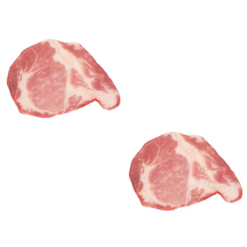 GETAJGHSD 2 Stück Simulation Rindfleischscheiben Gefälschtes Rindfleisch Gekochtes Gefälschtes Fleischmodell Gekochtes Fleischmodell Gefälschtes Fleisch Lebensmittelmodell Lebensechte GETAJGHSD 2 Stück Simulation Rindfleischscheiben Gefälschtes Rindfleisch Gekochtes Gefälschtes Fleischmodell Gekochtes Fleischmodell Gefälschtes Fleisch Lebensmittelmodell Lebensechte von GETAJGHSD