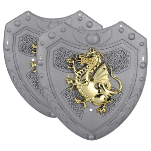 GETAJGHSD 2stücke Mädchen Drachen Schild Spielzeug Für Halloween Kostüme Mittelalterliche Ritter Für Rollenspiele Und Verkleidung Für Jungen Und Mädchen von GETAJGHSD