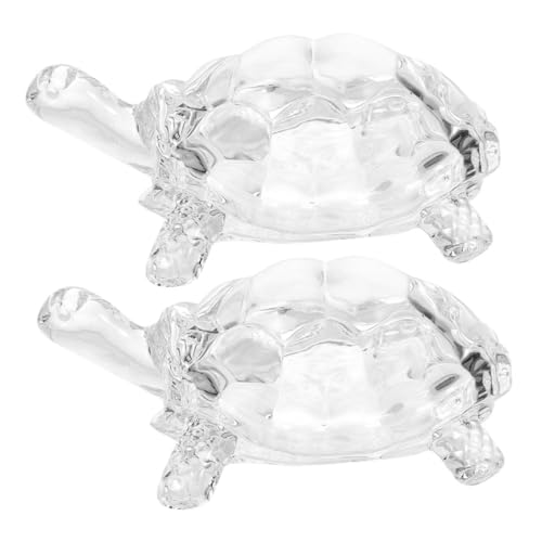 GETAJGHSD 2 Stück Schildkrötenfiguren Aus Glas Dekorative Schildkröten-Ornamente Schildkröten-statuen Glastiere Kunsthandwerk Wohnkultur-Akzente GETAJGHSD 2 Stück Schildkrötenfiguren Aus Glas Dekorative Schildkröten-Ornamente Schildkröten-statuen Glastiere Kunsthandwerk Wohnkultur-Akzente von GETAJGHSD