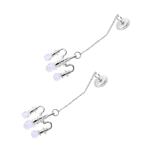 GETAJGHSD 2 Stücke Praktische Kristall Kronleuchter Miniatur Hängelampe Für Mini GETAJGHSD 2 Stücke Praktische Kristall Kronleuchter Miniatur Hängelampe Für Mini von GETAJGHSD