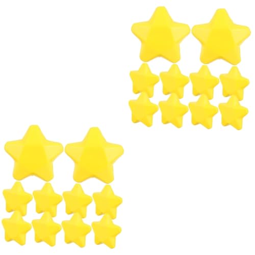 GETAJGHSD 20 Stück Stern Schaumstoffbälle, Handstärker, Greifbälle, Fingerkrafttrainer, Sternförmige Handgriffbälle, Haushalts Fitnessgeräte, Handgrifftrainer, Massagebälle von GETAJGHSD