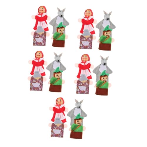 GETAJGHSD 20 Stück Woody Tier Fingerpuppen, Kleine Hände, Fingerpuppen, Fingerpuppen, Fingerhandpuppen, Kinderhandpuppen, Handpuppen Für Kinder, Fingerpuppen, Handpuppen von GETAJGHSD