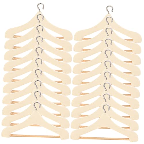 GETAJGHSD 20Stücke Mini Kleiderbügel für Puppen Glatte Kleiderbügel aus Hochwertigem Material für Puppenkleidung und Mini Hausdekoration Zubehör für Puppenmöbel GETAJGHSD 20Stücke Mini Kleiderbügel für Puppen Glatte Kleiderbügel aus Hochwertigem Material für Puppenkleidung und Mini Hausdekoration Zubehör für Puppenmöbel von GETAJGHSD