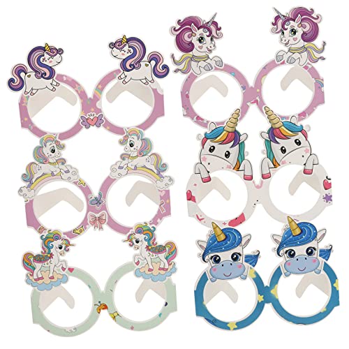 GETAJGHSD Einhorn Geburtstagsbrille für Kinder Dekorative Papierbrille Mottoparty Zubehör Bunte Einhorn Designs Unvergessliche Geburtstagsparty Brille GETAJGHSD Einhorn Geburtstagsbrille für Kinder Dekorative Papierbrille Mottoparty Zubehör Bunte Einhorn Designs Unvergessliche Geburtstagsparty Brille von GETAJGHSD