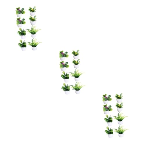 GETAJGHSD 24 Teiliges Pflanzenmodell, Mini DIY Bonsai Modell, Winziges Bonsai, Miniatur Bonsai, Mini Topfpflanzen Aus Kunstharz, Figuren, Miniatur Puppenhauspflanzen, Blumen, Mini GETAJGHSD 24 Teiliges Pflanzenmodell, Mini DIY Bonsai Modell, Winziges Bonsai, Miniatur Bonsai, Mini Topfpflanzen Aus Kunstharz, Figuren, Miniatur Puppenhauspflanzen, Blumen, Mini von GETAJGHSD