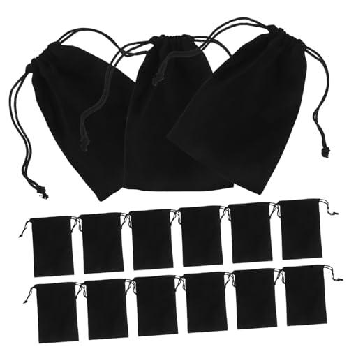 GETAJGHSD 25 Stück Samtbeutel Mit Kordelzug – Beutel Party-leckerei-taschen Für Hochzeiten Weihnachtsanlässe von GETAJGHSD