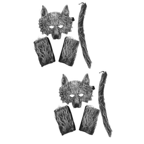 GETAJGHSD 2sätze Kostüm Mit Handschuhen Und Teiliges Cosplay Zubehör Für Halloween Und Kostümpartys Einzigartiges Tierkostüm Für Und von GETAJGHSD