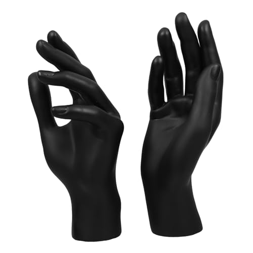 GETAJGHSD 2st Handmodell-requisiten Ringhalter Hand Handschnitzereien Handschmuck-vitrine Handform-ringhalter Hand-sammlerstücke Betende Figur Kreative Schreibtischstatuen Black Plastik GETAJGHSD 2st Handmodell-requisiten Ringhalter Hand Handschnitzereien Handschmuck-vitrine Handform-ringhalter Hand-sammlerstücke Betende Figur Kreative Schreibtischstatuen Black Plastik von GETAJGHSD