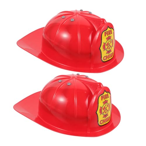 GETAJGHSD Ergonomische Kinder-feuerwehrchef-kostümmütze Roter Feuerwehrhelm Für Rollenspiele GETAJGHSD Ergonomische Kinder-feuerwehrchef-kostümmütze Roter Feuerwehrhelm Für Rollenspiele von GETAJGHSD