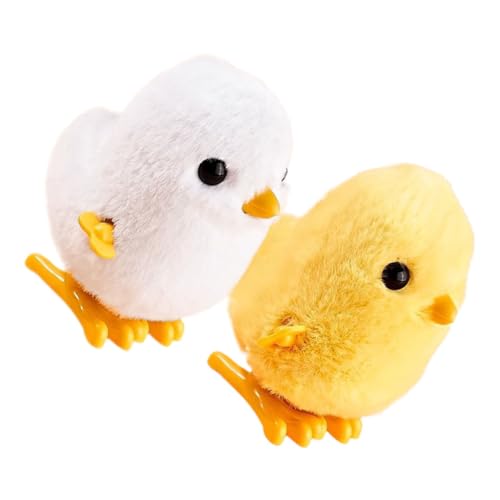 GETAJGHSD 2st Plüsch Küken Aufziehspielzeug Mit Tiermotiven Kindertierspielzeug Aufziehspielzeug Im Tierdesign Tierisches Uhrwerk- Uhrwerkspielzeug Für Desktop-Ornament PVC GETAJGHSD 2st Plüsch Küken Aufziehspielzeug Mit Tiermotiven Kindertierspielzeug Aufziehspielzeug Im Tierdesign Tierisches Uhrwerk- Uhrwerkspielzeug Für Desktop-Ornament PVC von GETAJGHSD